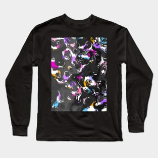 Fusion Abstract Art Long Sleeve T-Shirt